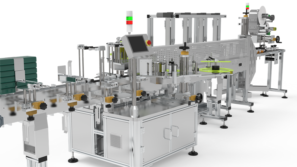 baby wipes labeling machine