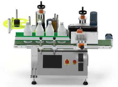 desktop round bottle labeling machine l round cans labeling machine