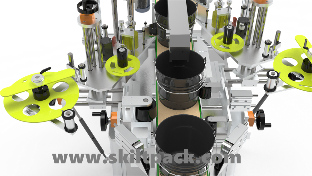 pail labeling machine 