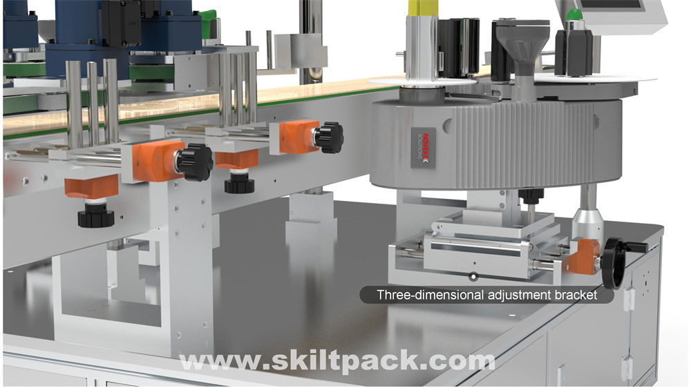 bottle two sides labeling machine
