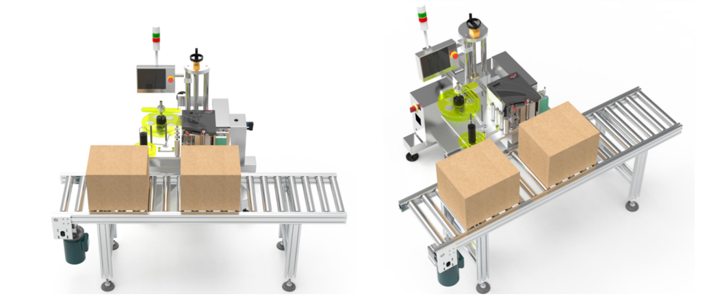 SKILT box online printing labeling machine l carton labeling machine l print and apply labeling