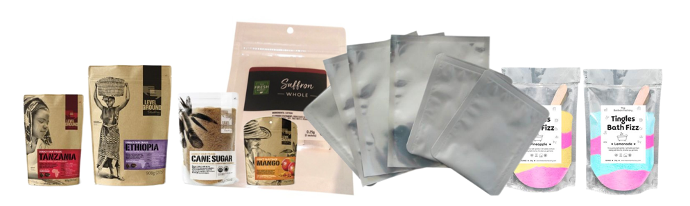 bag labeling machine l pouch labeling machine