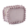 grace ruffle cosmetic bags