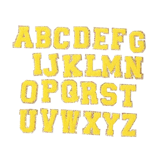 Chenille alphabets