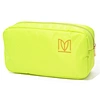 Neon green makeup bag