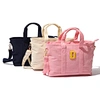 corduroy shoulder tote bag