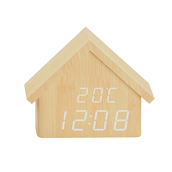 LED clock with sound controlled