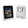 Indoor Air Quality Pollution Monitor Detects PM2.5, Temperature, and Humidity - Real Time and Accurate, with time and alarm clock