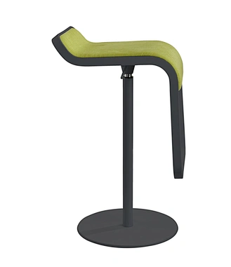 Height adjustable bar chair