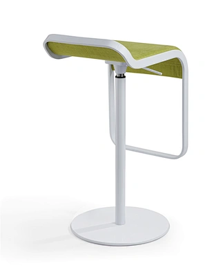 Height adjustable bar chair