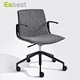 Chinese Manufacturer Customized Fabric Swivel Armrest Chair with black castors and Aluminium alloy armrest For Office Chair