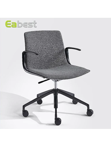 black swivel chair