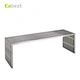 stainless steel metal dining chair