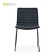 High Quality Simple Steel Chair Office Chair Brown Leather Minimalist Style Office Chair