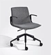 black swivel chair