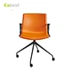 Customization Modern Office Furniture Chair Minimalist Orange Fabric Office Swivel Chair