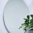 wholesale customized size large contemporary modern black coating cheap wall mounted bathroom mirror