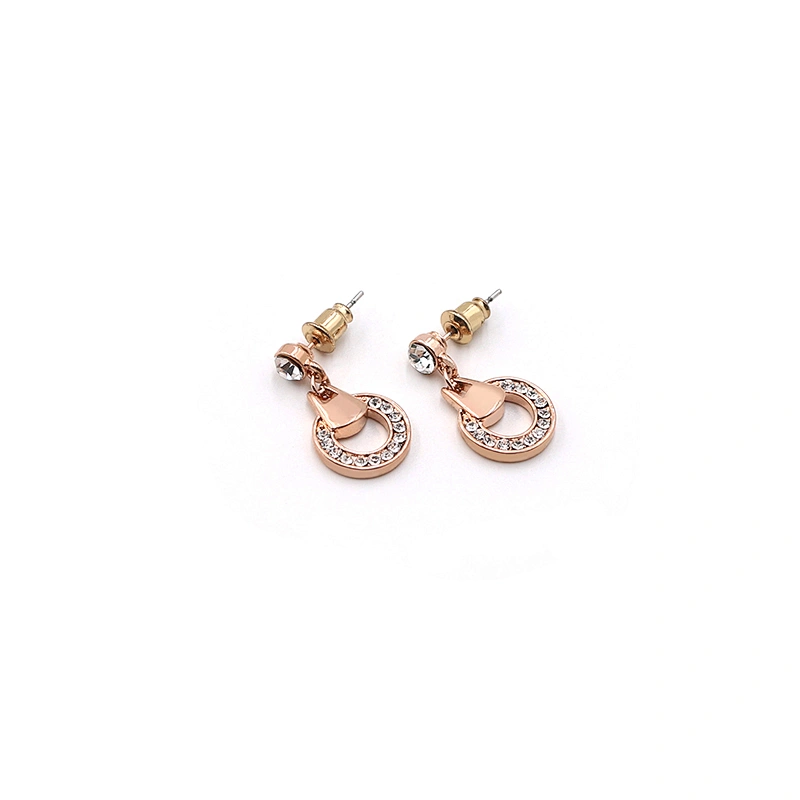 Korean Newest Fashion Earrings Hoop CZ Luxury Jewelry Custom Earring Women