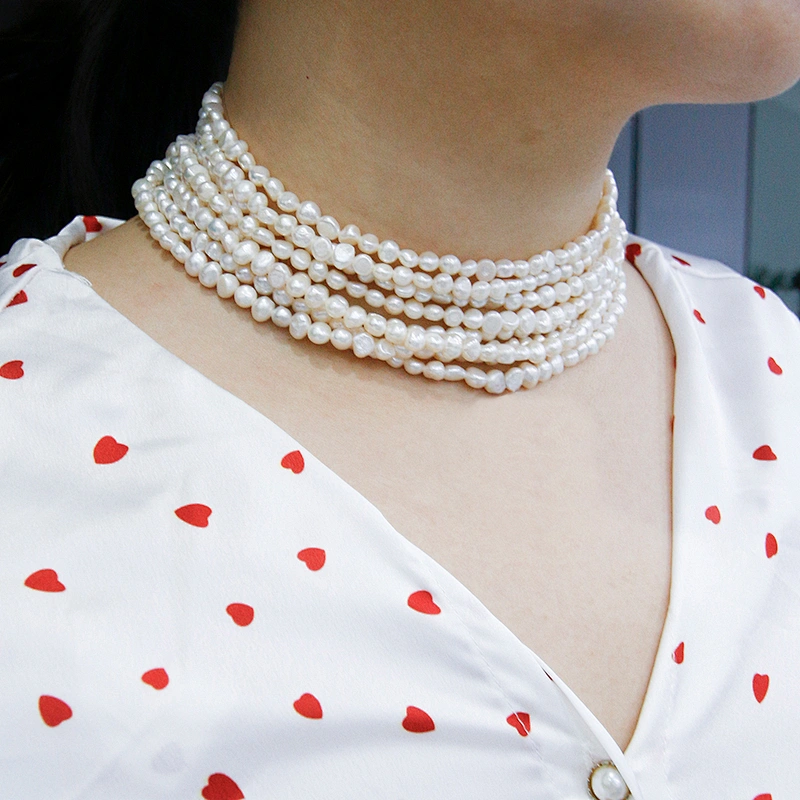 Wholesale Custom Ocean Theme Multilayer Pearl Choker