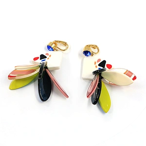 Colorful Bohemia Earrings Crystal Acetate Stud Resin Fashion Jewelry Customization