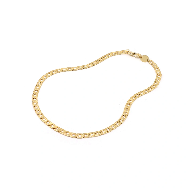 Classic Real Gold Plated Brass Cuban Chain