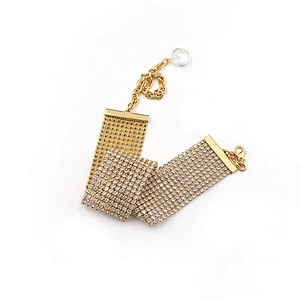 Fashion High-Quality CZ Wide Brass Chain