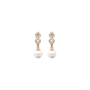 Elegant Pearl Earrings Fashion CZ Jewelry Bridal Korean Earring Custom Jewels