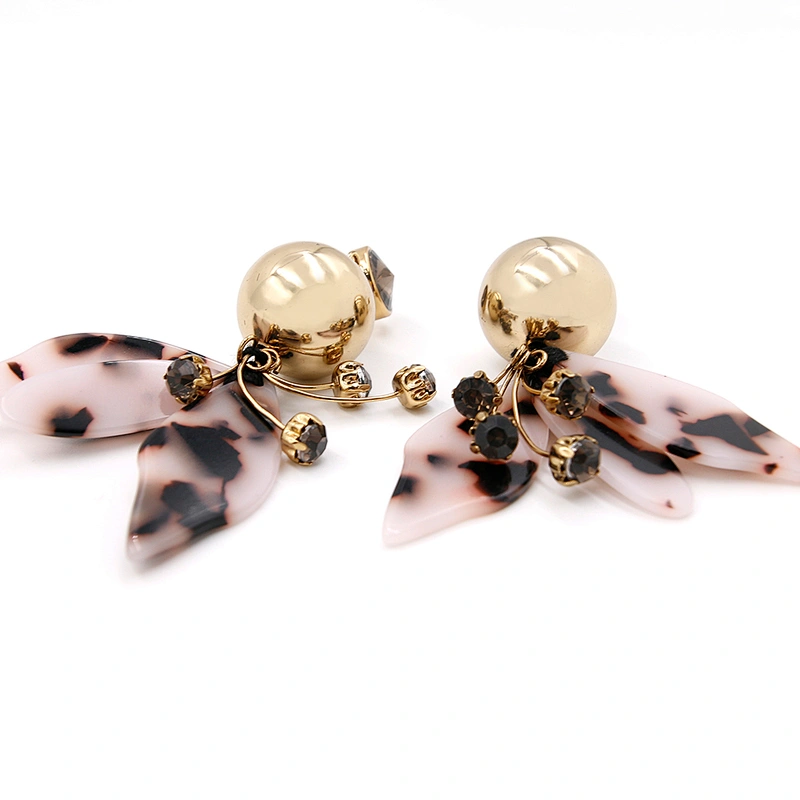 Acetate Bohemia Fashion Earrings Gold Plated Dangle Earring Woman Jewelry