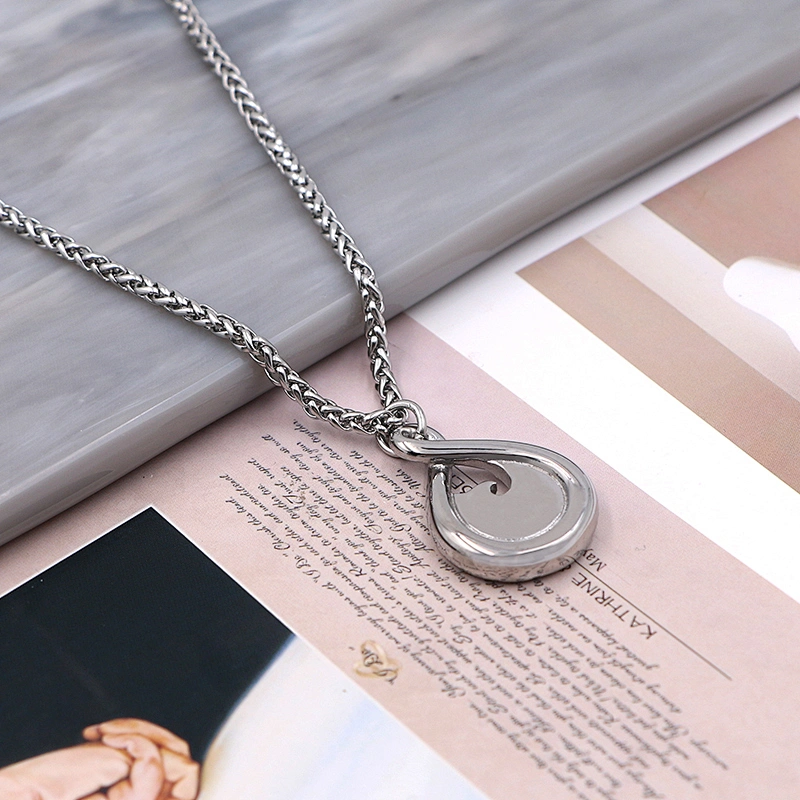 High-Quality Water Drop Stainless Steel Necklace