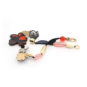 Eco-Friendly Mulitcolor Acetate Flower Necklace