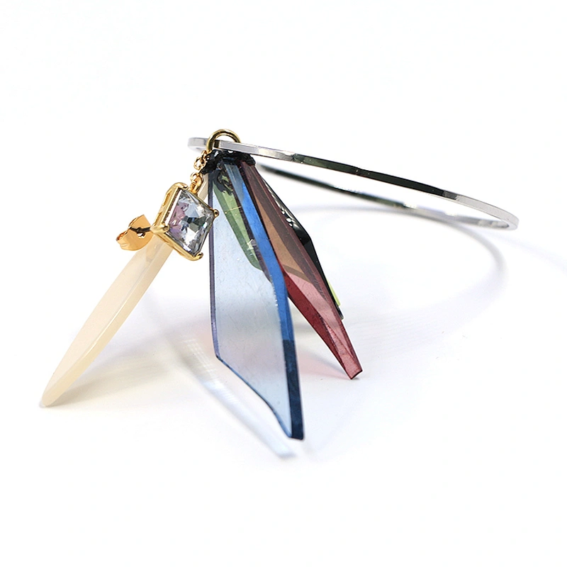 Fashion Trendy Bohemia Earrings Irregular Shape Colorful Jewelry Acrylic Acetate Jewels