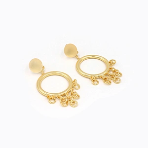 Fashion Jewelry Hoop Earrings Dangle Gold Plated Luxury Earring Wholesale Good Quality Jewel