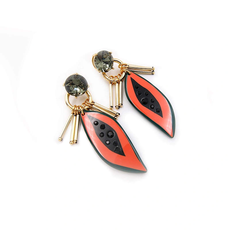 Wholesale Custom Earrings Dangle Acrylic Acetate Fashion Jewelry China Factory Earring