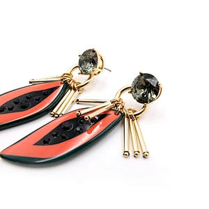 Wholesale Custom Earrings Dangle Acrylic Acetate Fashion Jewelry China Factory Earring