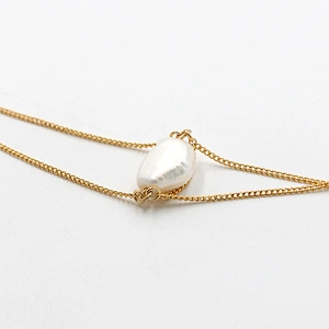 Fresh Water Pearl Double Layers Necklace