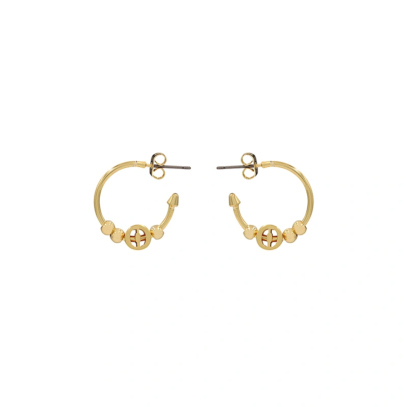 Wholesale Fashion Custom Hoop Earrings For Women Gold Plated Jewelry