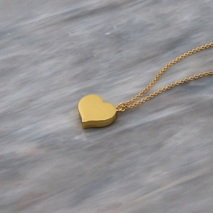 Fashion Multilayer Heart Butterfly Bead Brass Necklace