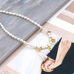 Custom Statement Fresh Water Pearl Necklace