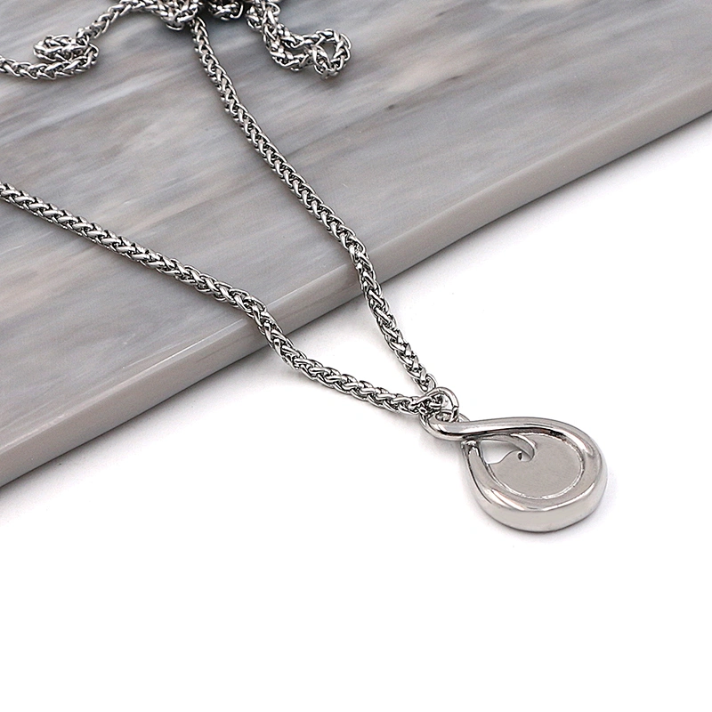 High-Quality Water Drop Stainless Steel Necklace