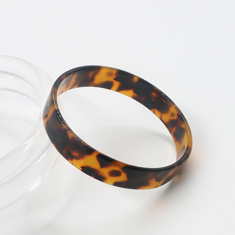 Custom bracelet Acetate Tortoiseshell Band Bangle