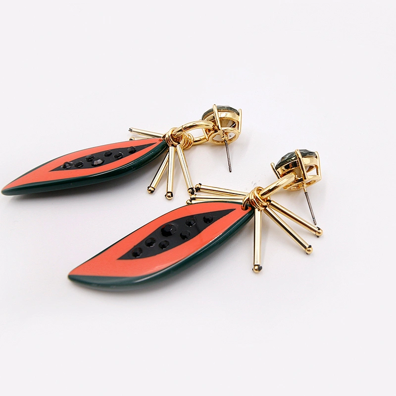 Wholesale Custom Earrings Dangle Acrylic Acetate Fashion Jewelry China Factory Earring