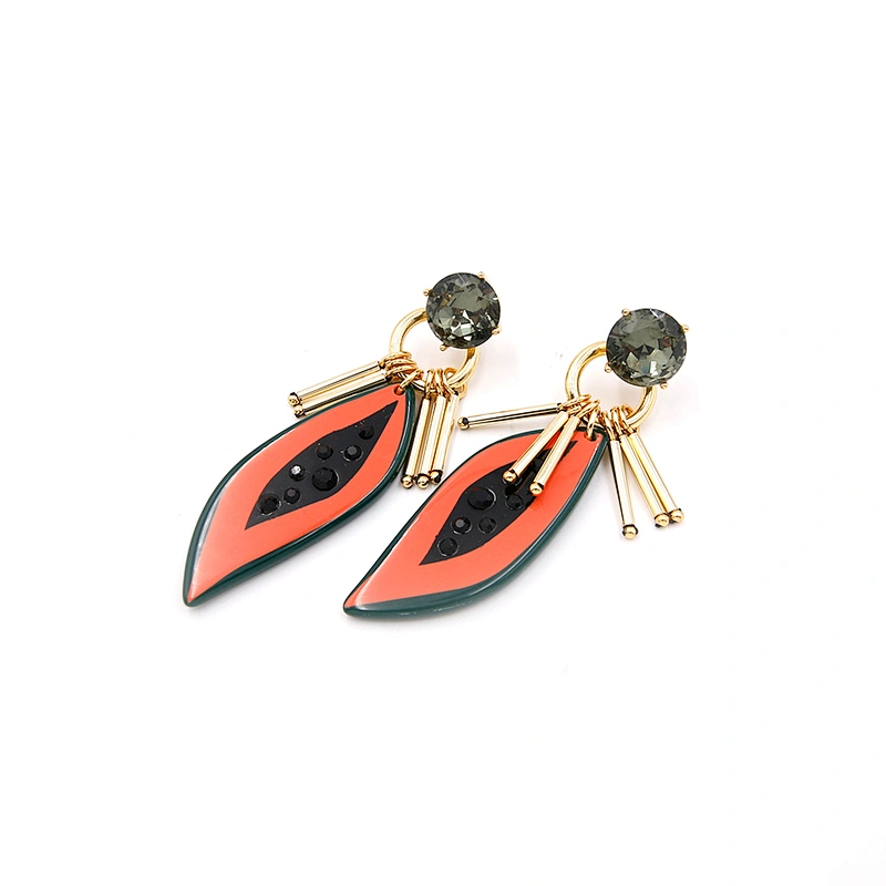 Wholesale Custom Earrings Dangle Acrylic Acetate Fashion Jewelry China Factory Earring