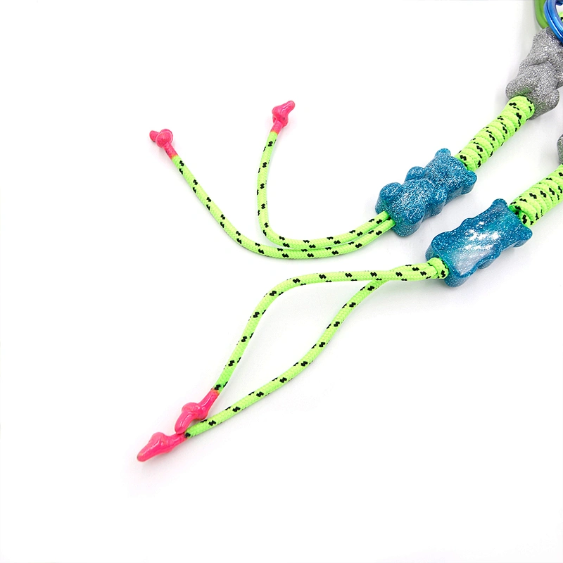 Custom Key Ring with Colorful cord by Handmade