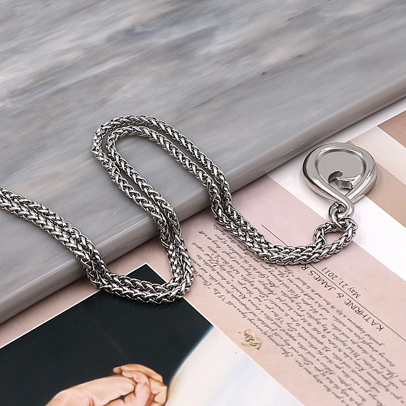 High-Quality Water Drop Stainless Steel Necklace