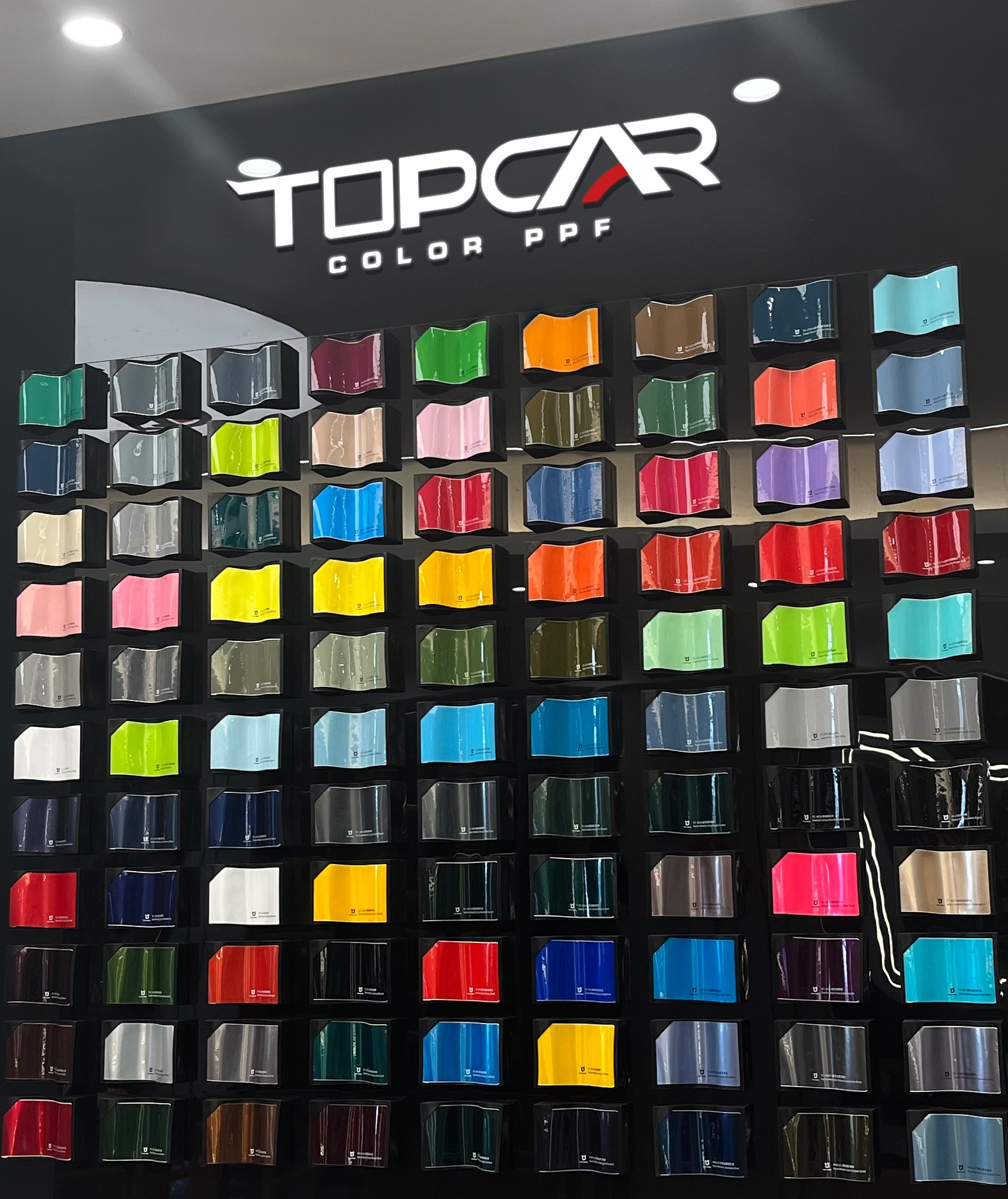 TOPCAR Color PPF Swatches