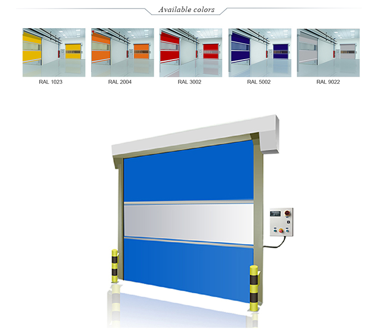 wholesale industrial pvc fast rolling door