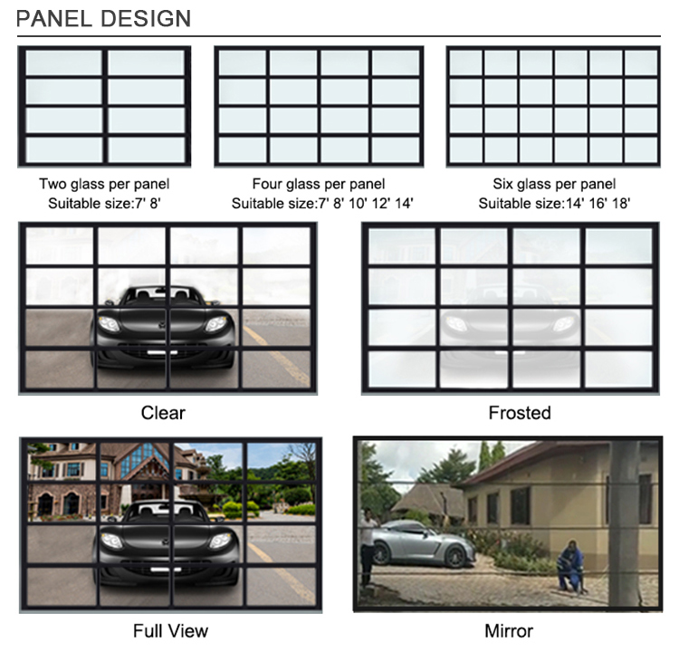 american aluminum glass garage door