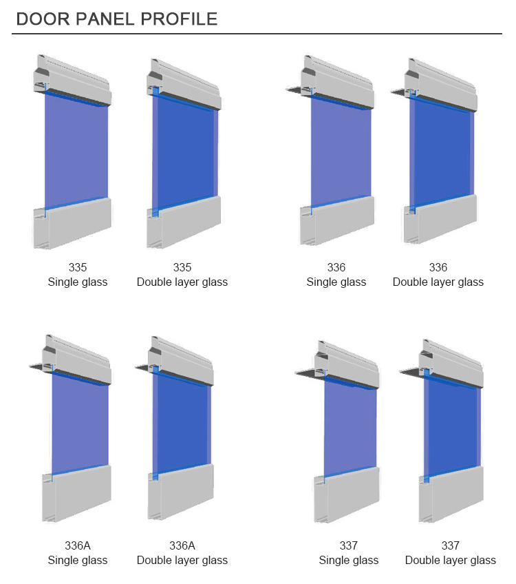 wholesale aluminum glass garage door