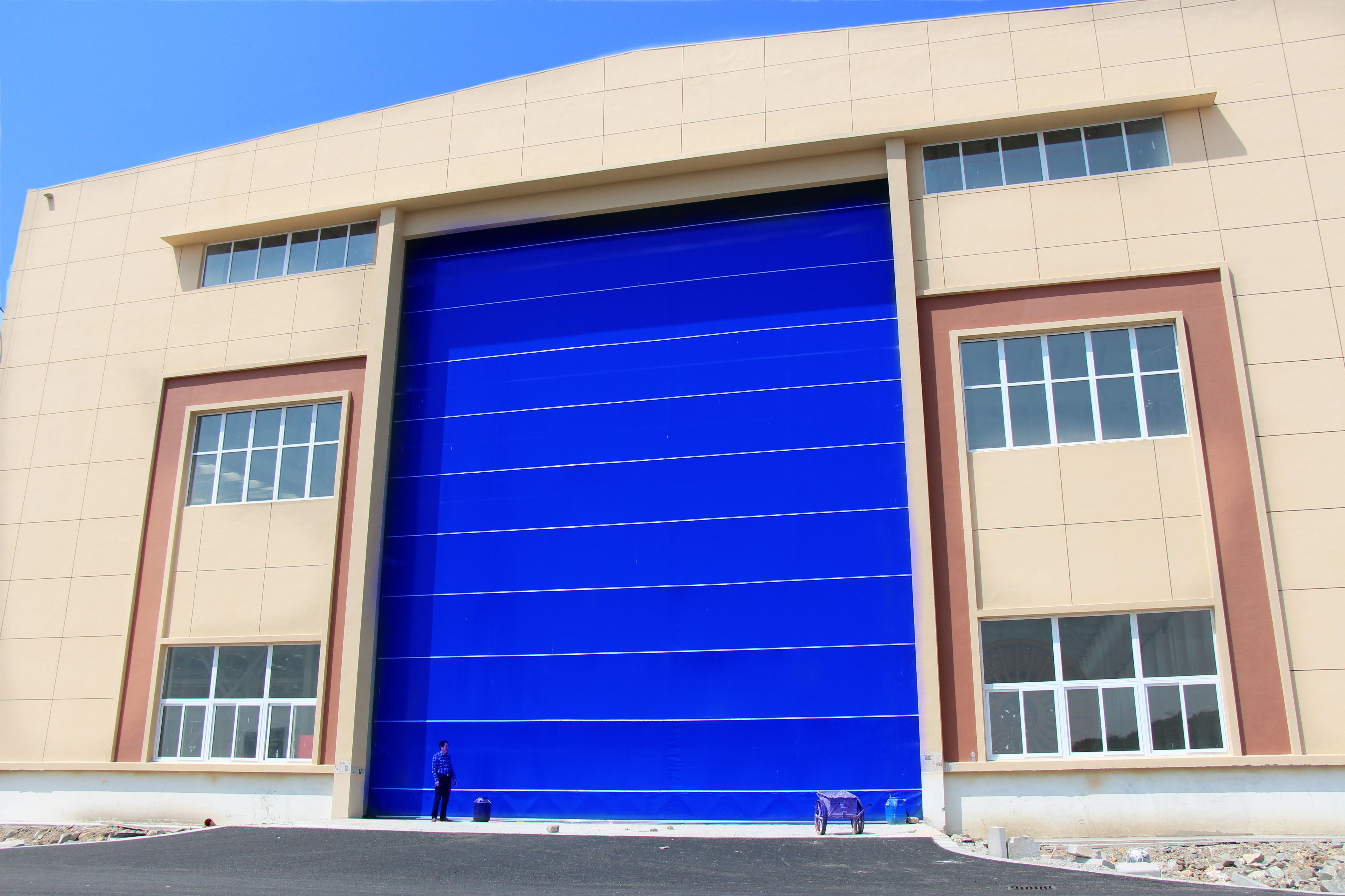 large upper folding door