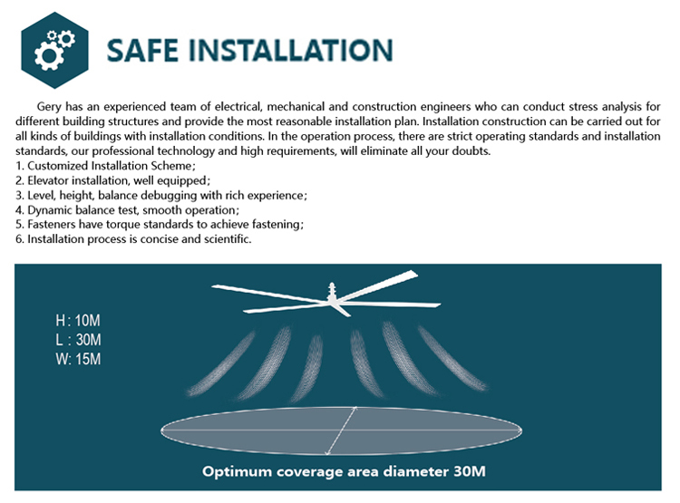 HVLS industrial fan